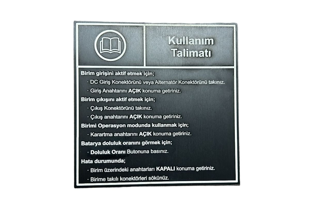 Aluminyum Etiket Ankara